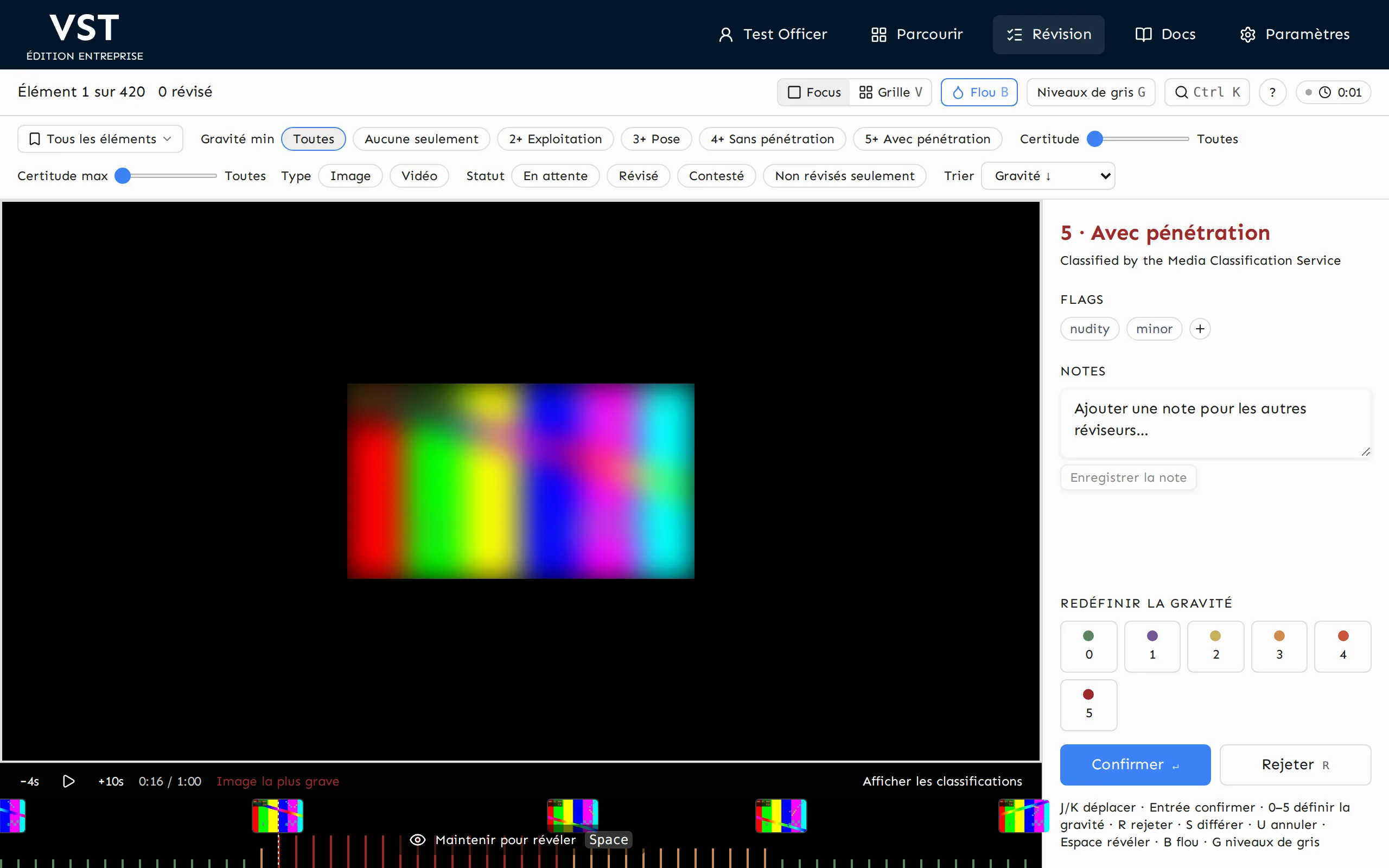 vst · Révision · chronologie vidéo